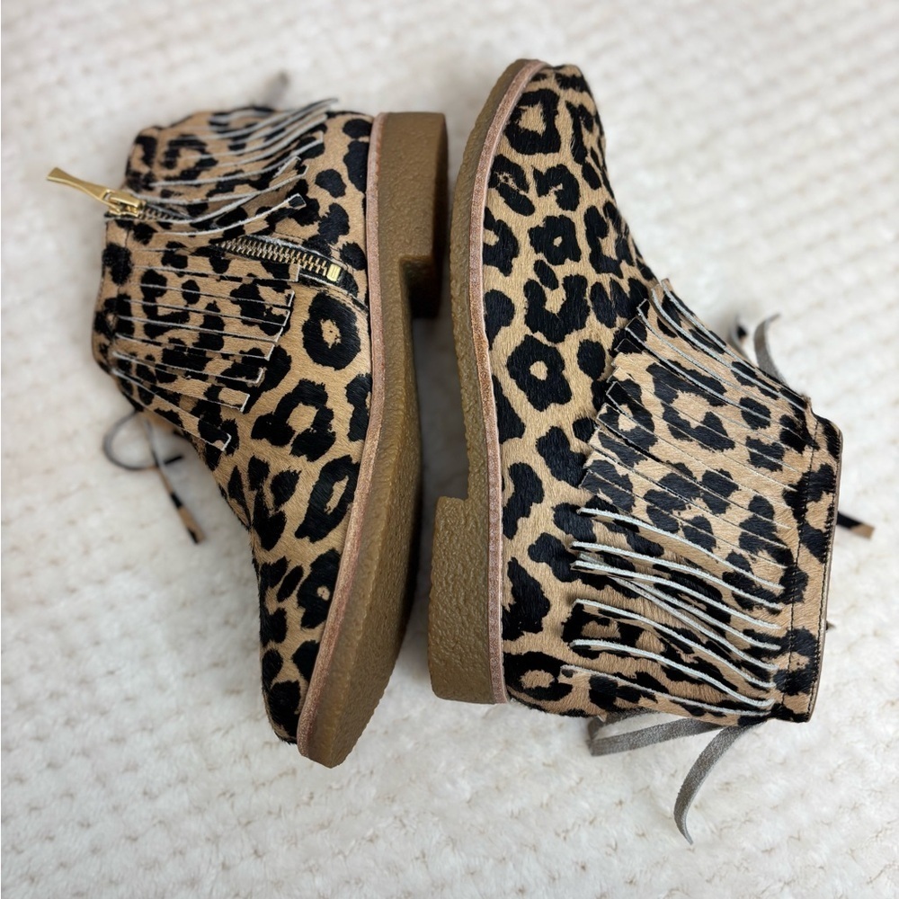 Kate Spade Fringe Leopard Bootie, 6 - Picture 8 of 13
